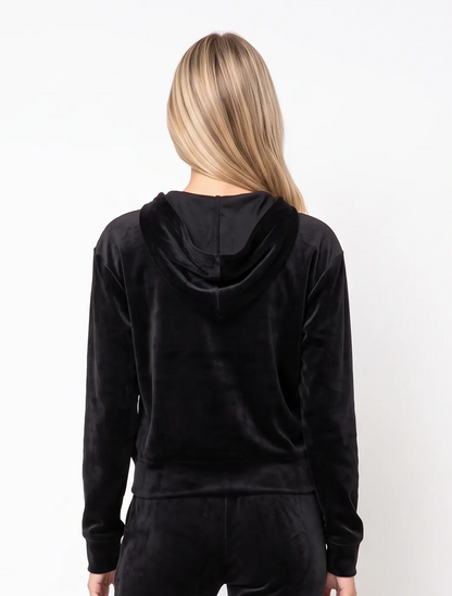 Marie France Black Women Softtouch Jacket SKU: LWSOFTTOUCHJACKET_Black Image 02