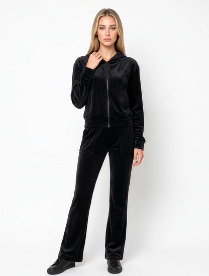 Marie France Black Women Softtouch Jacket SKU: LWSOFTTOUCHJACKET_Black Image 03