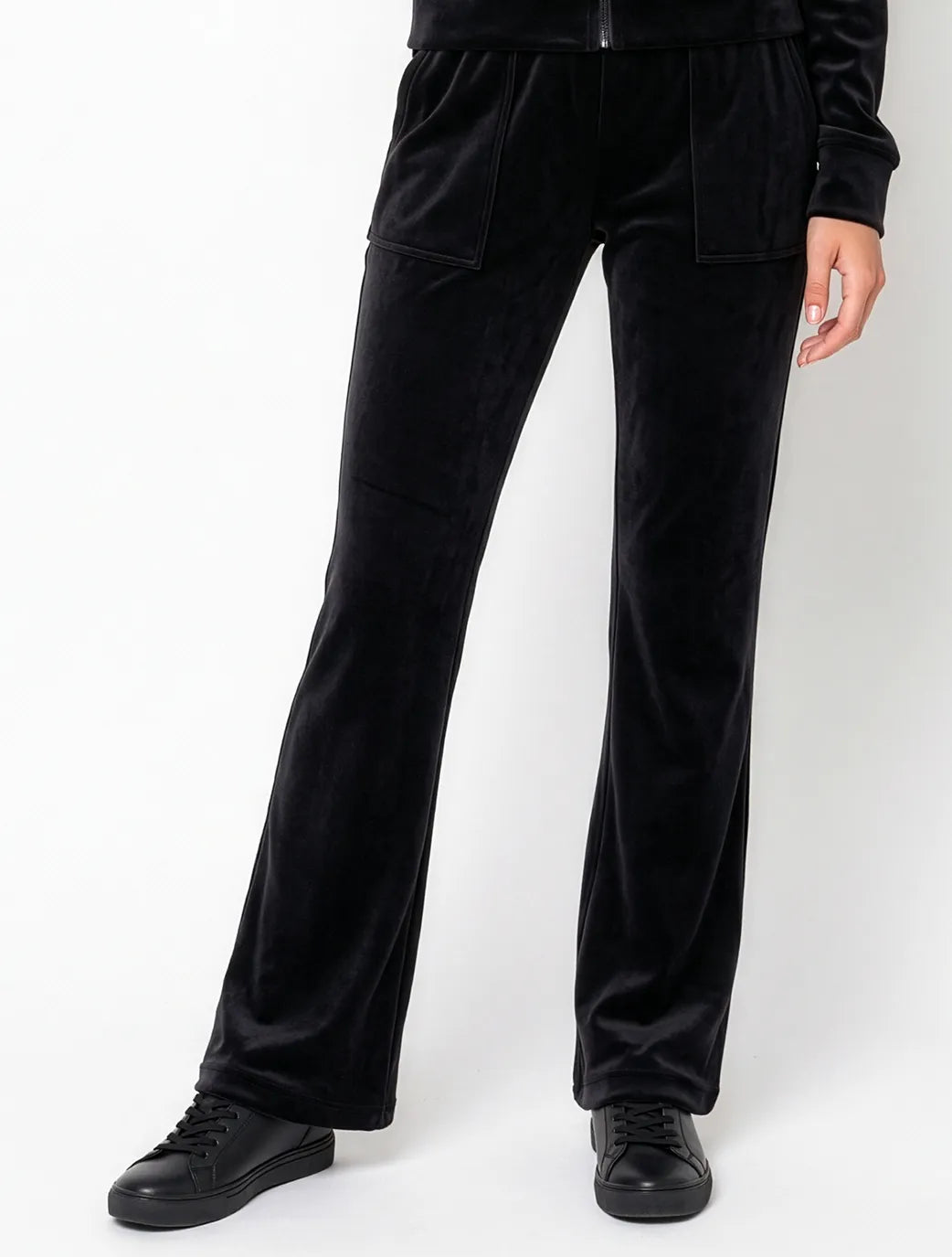 Marie France Black Women Softtouch Pant SKU: LWSOFTTOUCHPANT_Black Image 01