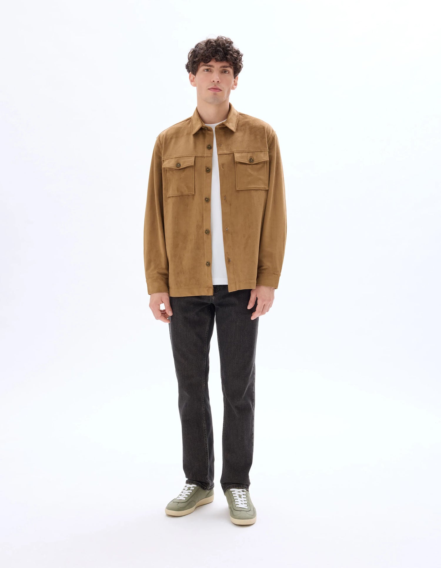Celio_Camel_Overshirt with Pockets_MADAIM_CAMEL_01