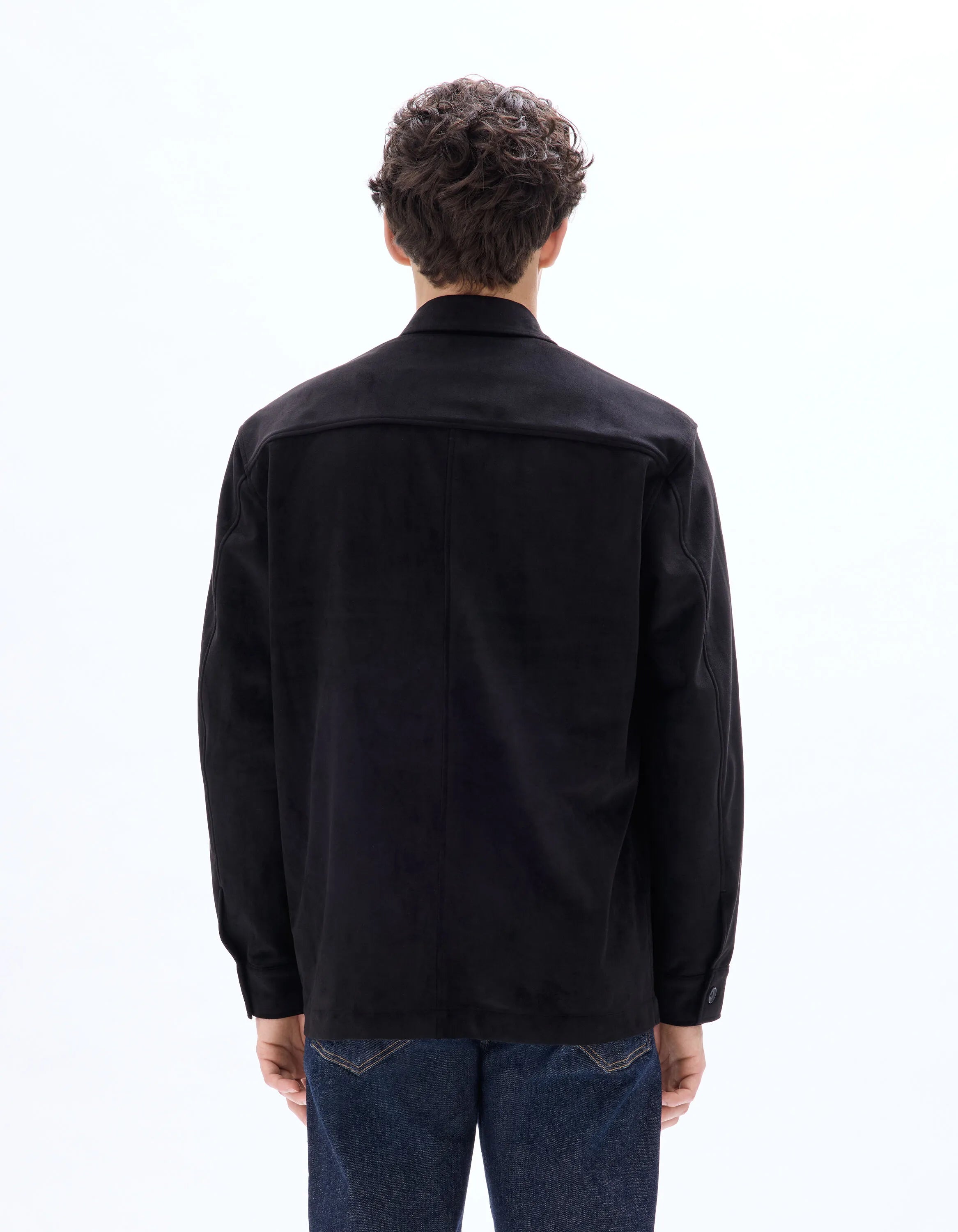 Celio_Noir_Overshirt with Pockets_MADAIM_NOIR_03