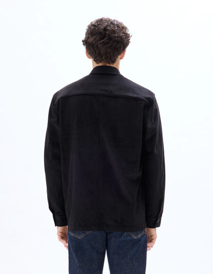 Celio_Noir_Overshirt with Pockets_MADAIM_NOIR_03
