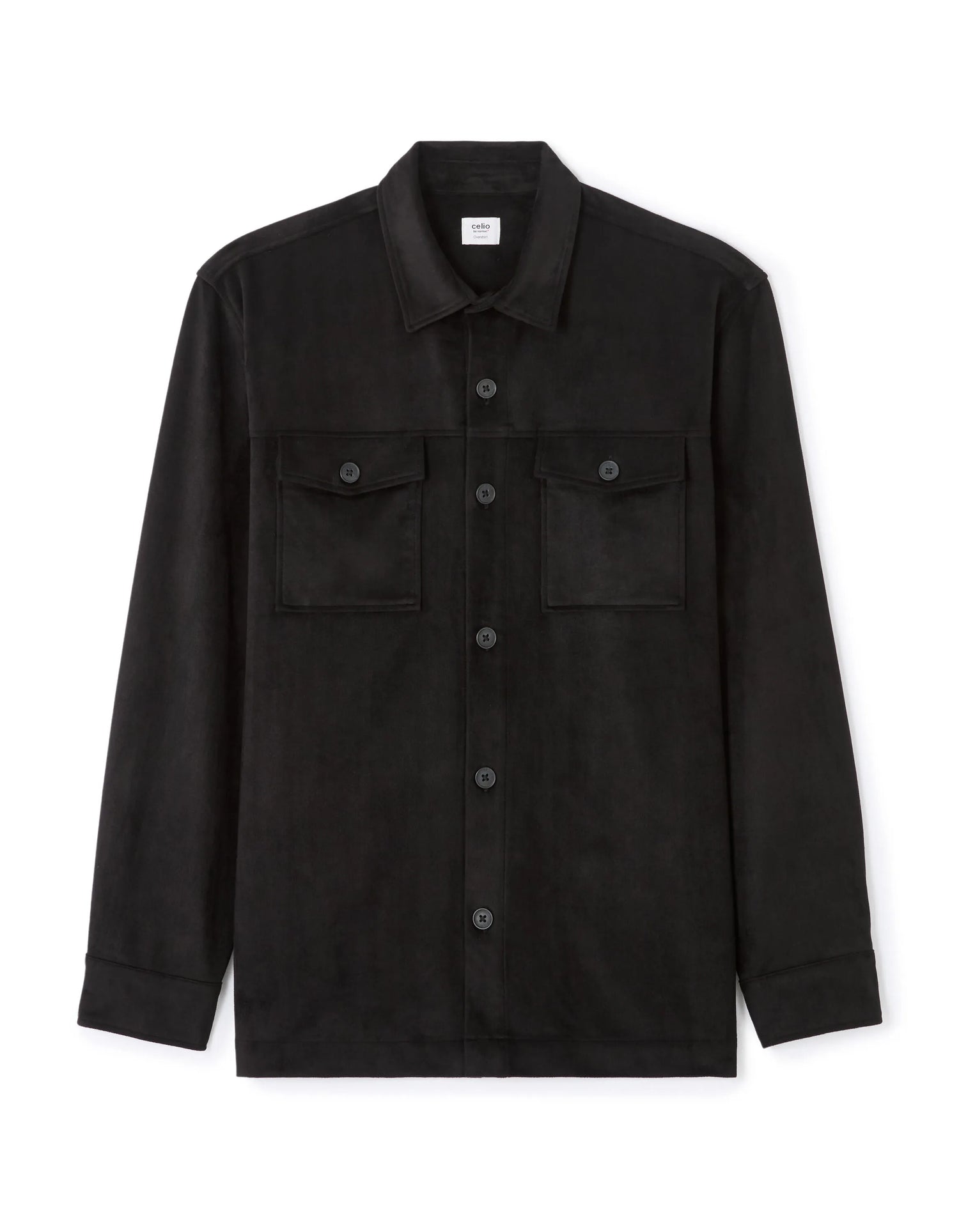 Celio_Noir_Overshirt with Pockets_MADAIM_NOIR_05