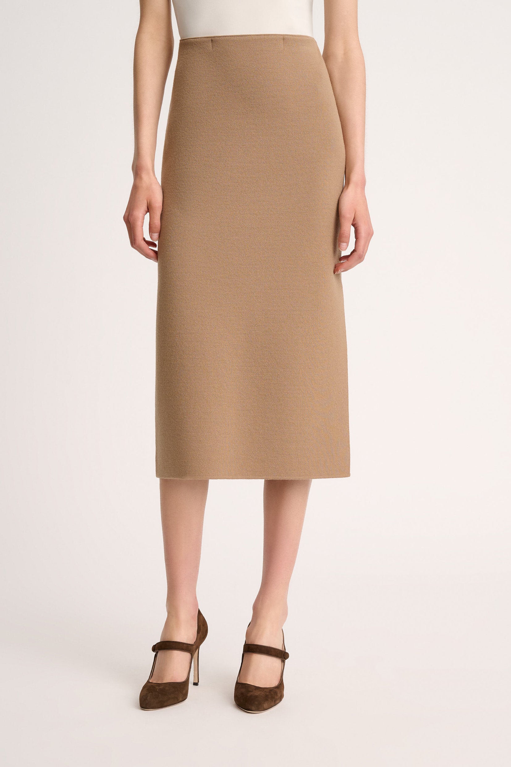Madis Blended Wool Skirt_MADIS_2310_01
