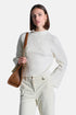 Luisa Spagnoli Panna/Panna Women Maestosita Sweater with Yarn Embroidery and Sequins SKU: MAESTOSITA_0202 0202 Image 01