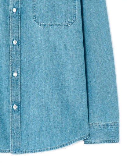 Celio_Double Stone_Regular Fit 100% Cotton Denim Shirt_MAJEANS_DOUBLE STONE_06