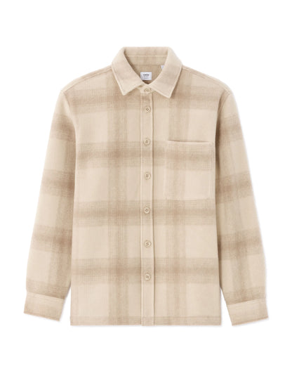 Celio_Beige_Checked Overshirt - Beige_MALOS_BEIGE CLAIR_05