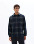 Celio_Blue_Checked Overshirt - Navy_MALOS_NAVY_01