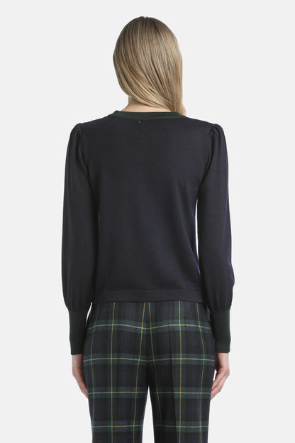 Luisa Spagnoli_Blue-Green_Maluma - Bon Ton Pullover_MALUMA_1270 2050_02