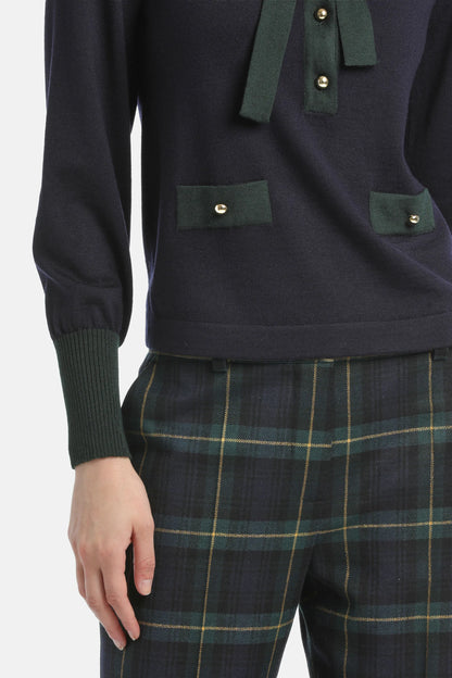 Luisa Spagnoli_Blue-Green_Maluma - Bon Ton Pullover_MALUMA_1270 2050_04