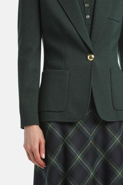 Luisa Spagnoli_Verde Bottiglia_Malvezza - Wool Blazer_MALVEZZA_2050_04
