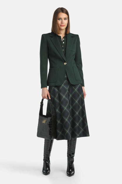 Luisa Spagnoli_Verde Bottiglia_Malvezza - Wool Blazer_MALVEZZA_2050_05