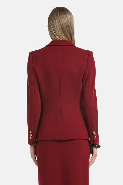 Luisa Spagnoli_Bordeaux_Malvezza - Wool Blazer_MALVEZZA_2405_02