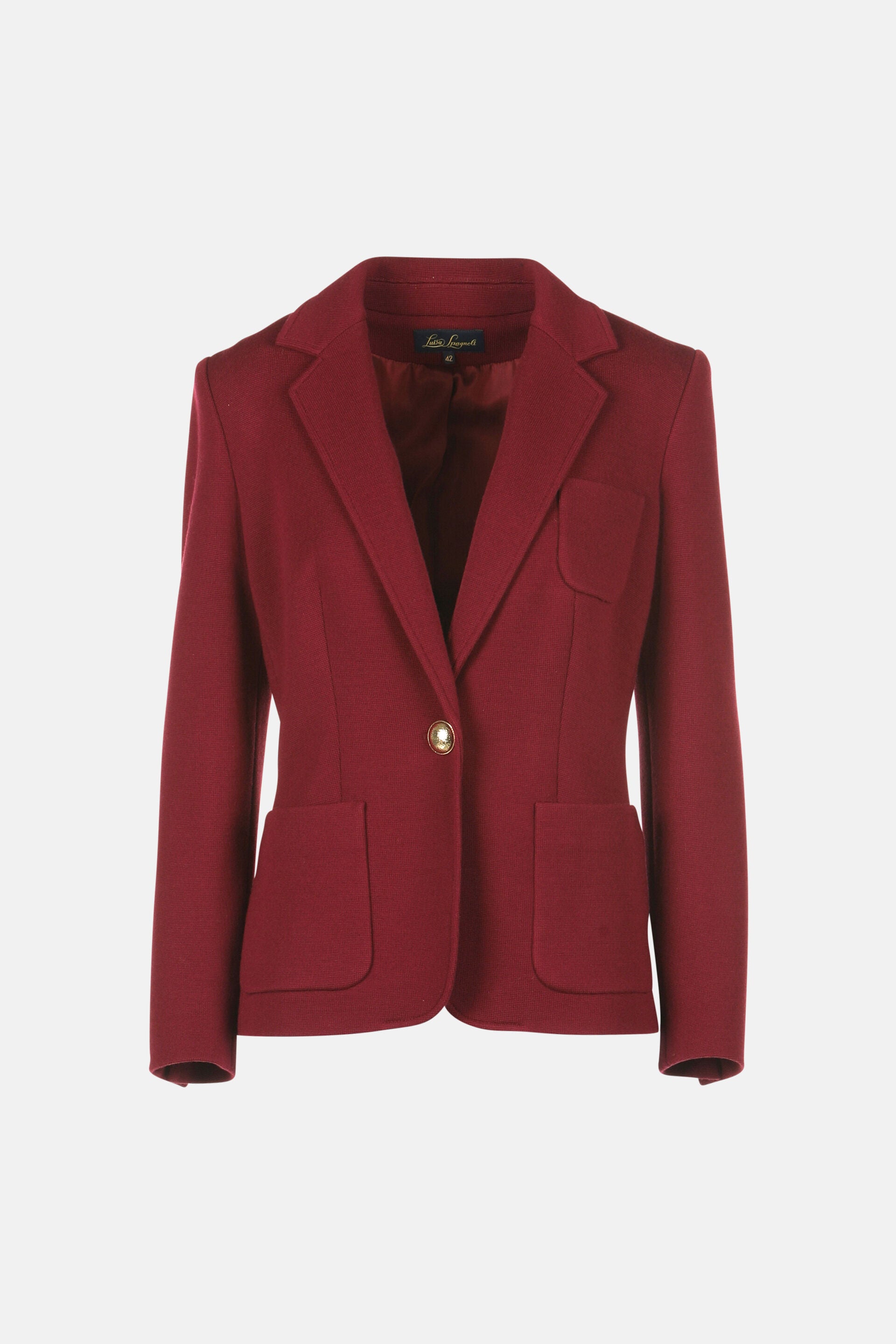 Luisa Spagnoli_Bordeaux_Malvezza - Wool Blazer_MALVEZZA_2405_06