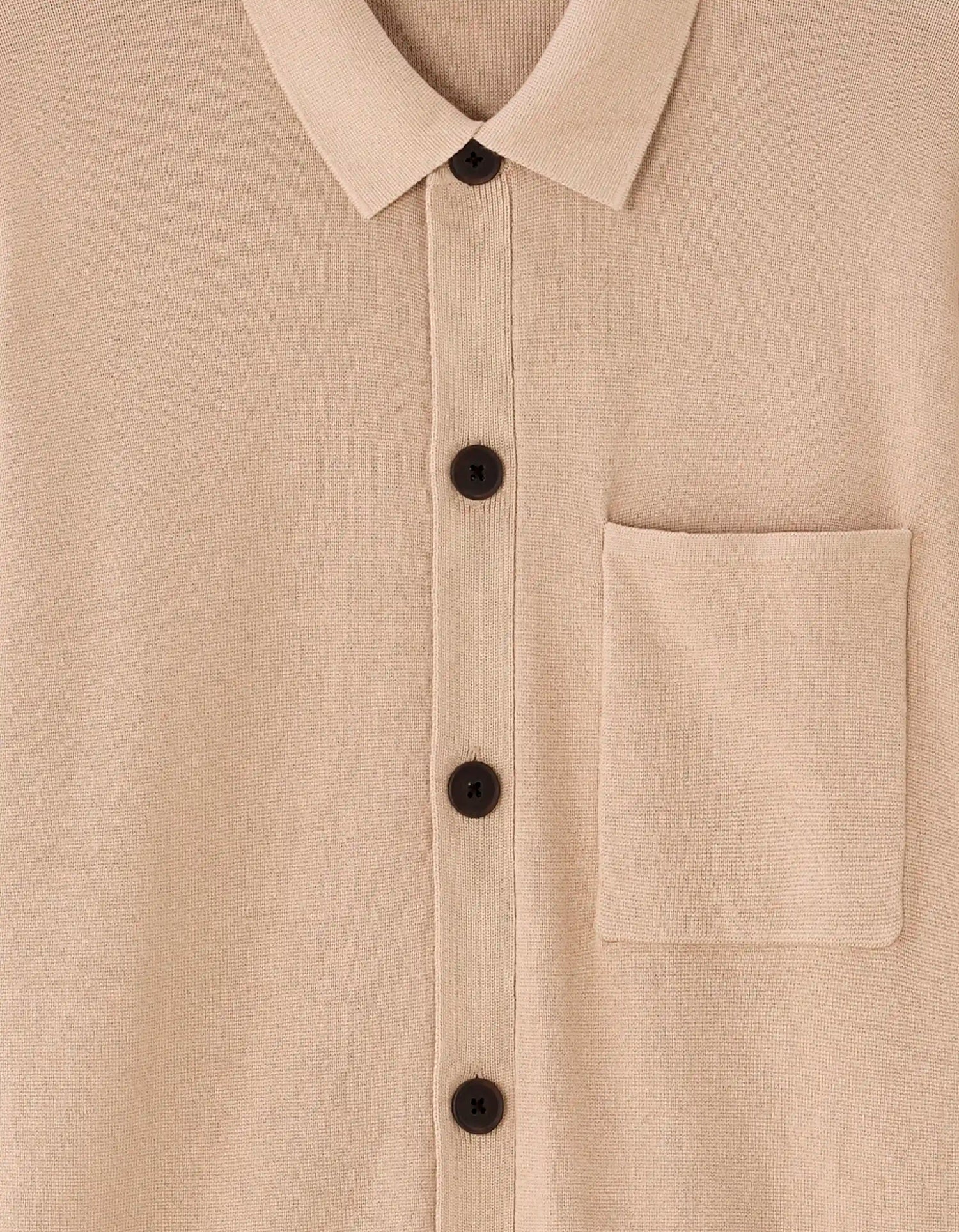 Celio_Beige Humus_Plain Knit Overshirt_MAOW_BEIGE HUMUS_06