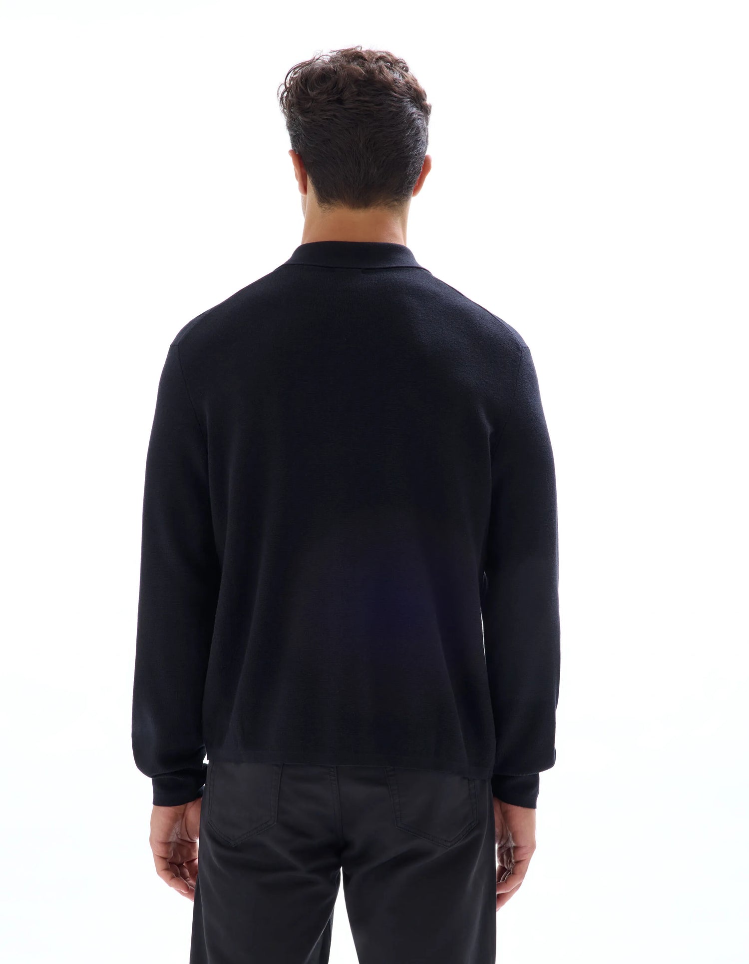 Celio_Black_Plain Knit Overshirt_MAOW_BLACK_03
