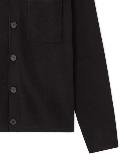 Celio_Black_Plain Knit Overshirt_MAOW_BLACK_06