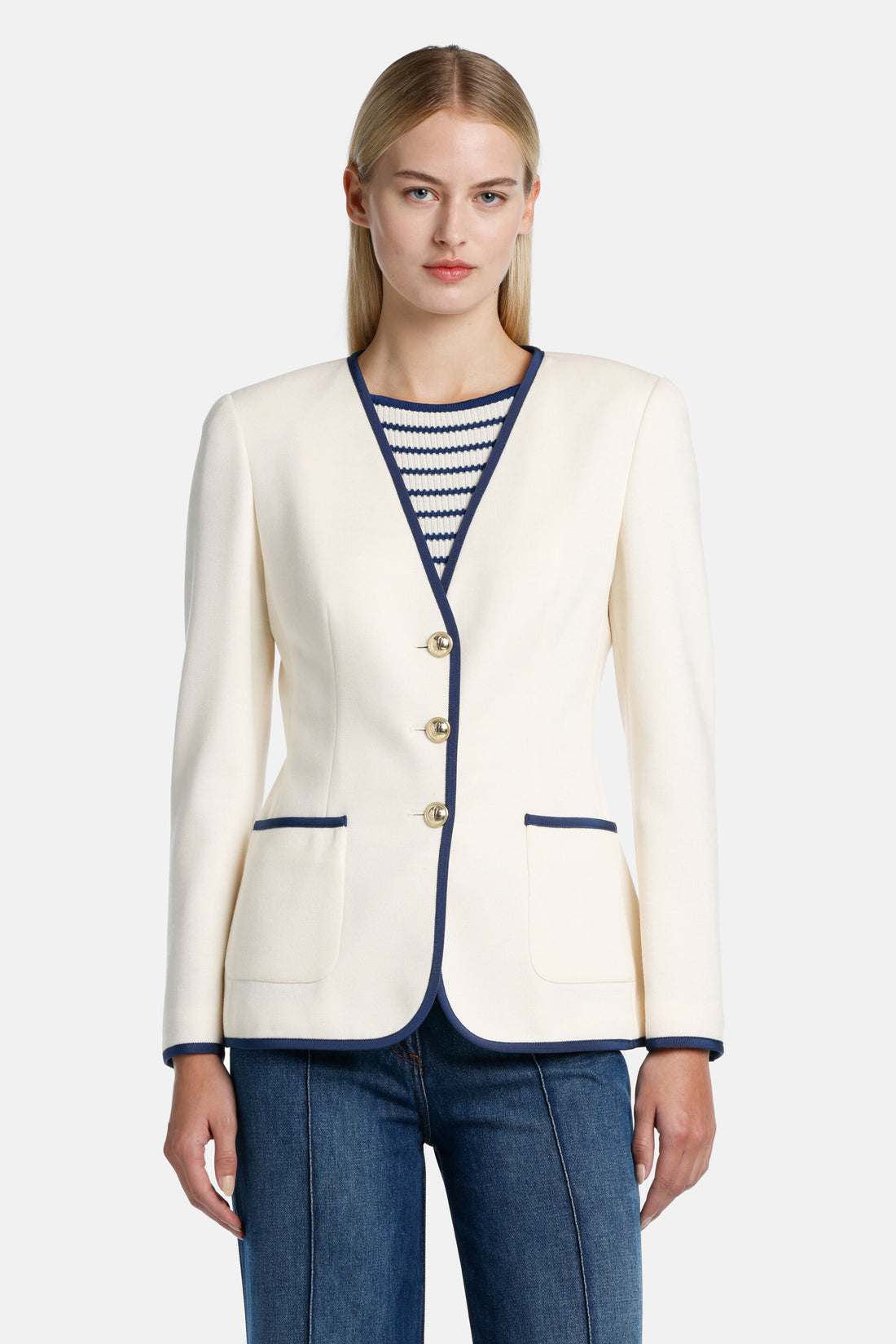 Luisa Spagnoli_Marengo Single-Breasted Jacket_MARENGO_0202_01