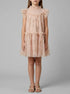 Angels Face 0 Girls Marietta Embroidered Leaf Tulle Dress Champagne SKU: MARIETTA_Champagne Image 00