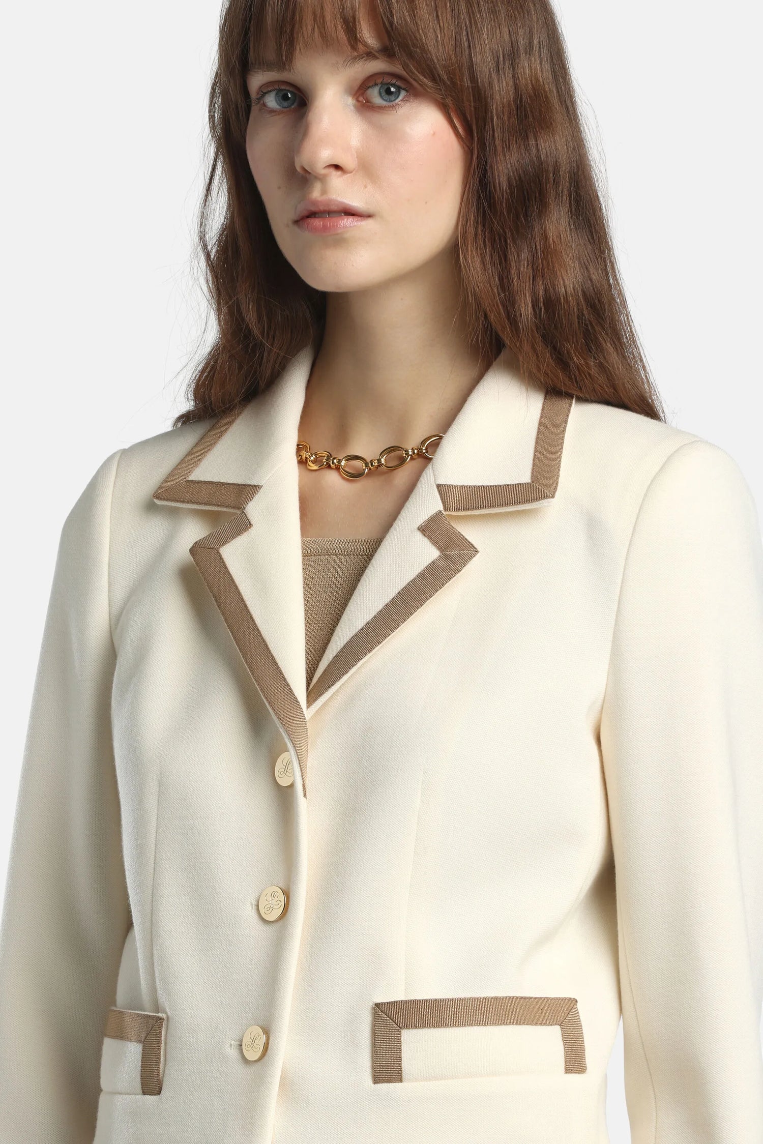 Luisa Spagnoli_Cream_Marline - Cardigan With Lapels_MARLINE_0202_03
