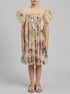 Angels Face 0 Girls Marlowe Foil Floral Print Dress Gold SKU: MARLOWE_Gold Image 00
