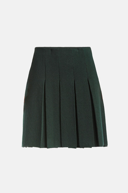 Luisa Spagnoli_Verde Bottiglia_Marsica - Knit Miniskirt_MARSICA_2050_04