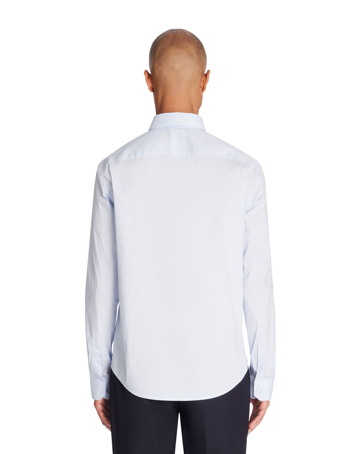 Celio_Light Blue Regular Stretch Cotton Shirt_MASANTALRG_LIGHT BLUE_03