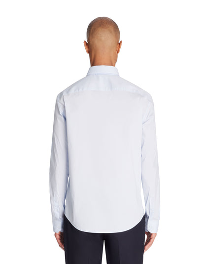 Celio_Light Blue Regular Stretch Cotton Shirt_MASANTALRG_LIGHT BLUE_03