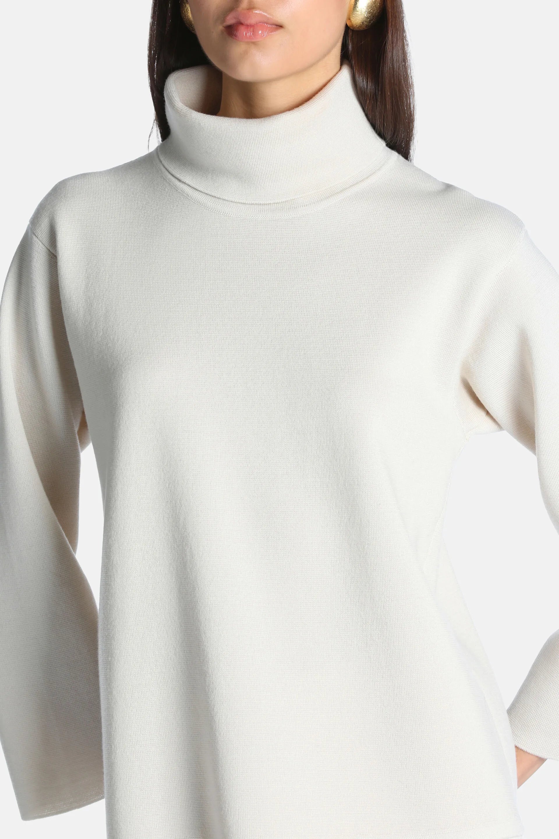 Luisa Spagnoli Crema Women Mascate - Knitted Tunic SKU: MASCATE_0204 Image 03