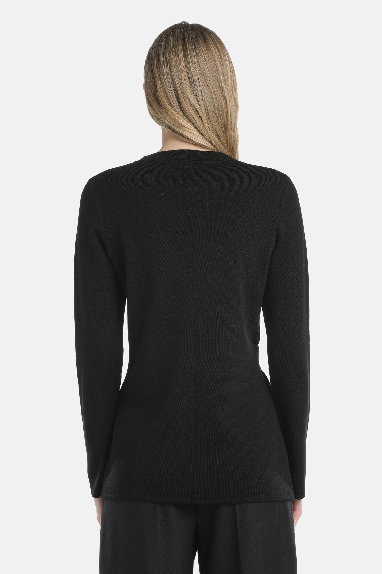 Luisa Spagnoli_Nero_Masia - Wool Cardigan_MASIA_0101_02