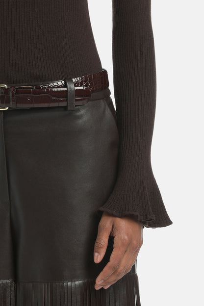 Luisa Spagnoli_Marrone_Massello - Ribbed Pullover - Fashion Show_MASSELLO_0970_05