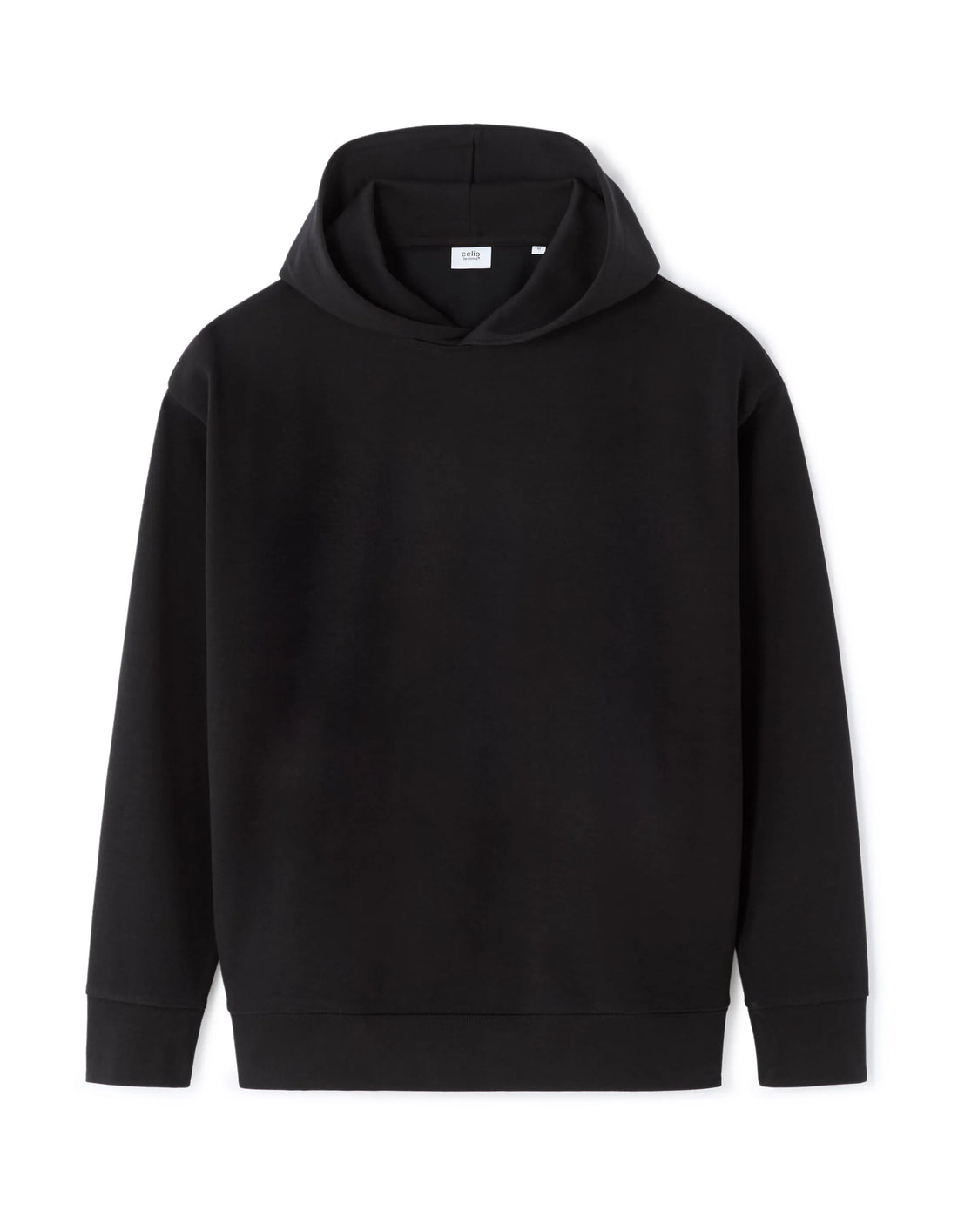 Celio_Black_Oversized Hoodie - Black_MEBISLOCK_BLACK_01