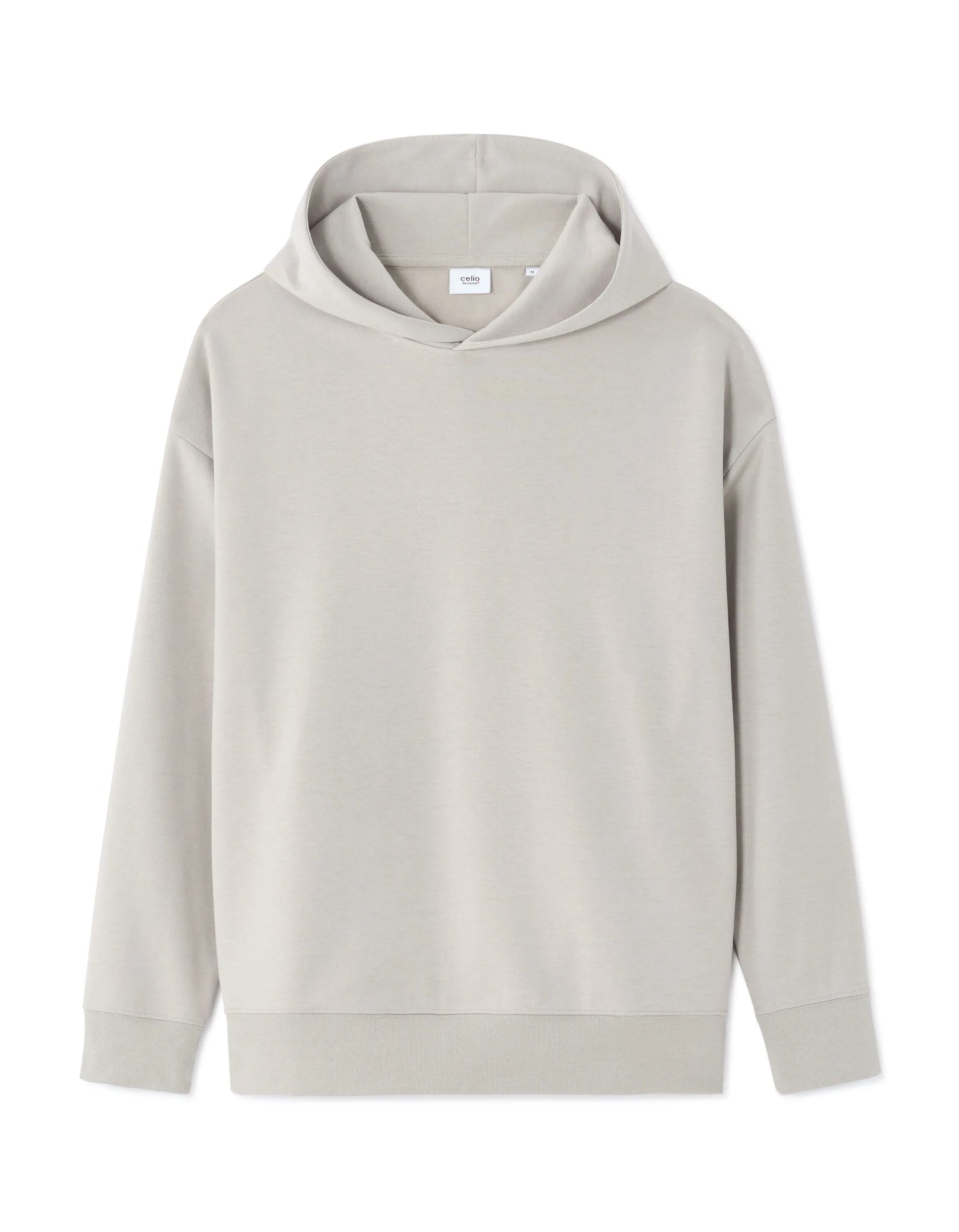 Celio_Grey Granit_Oversized Hooded Sweatshirt_MEBISLOCK_GREY GRANIT_01