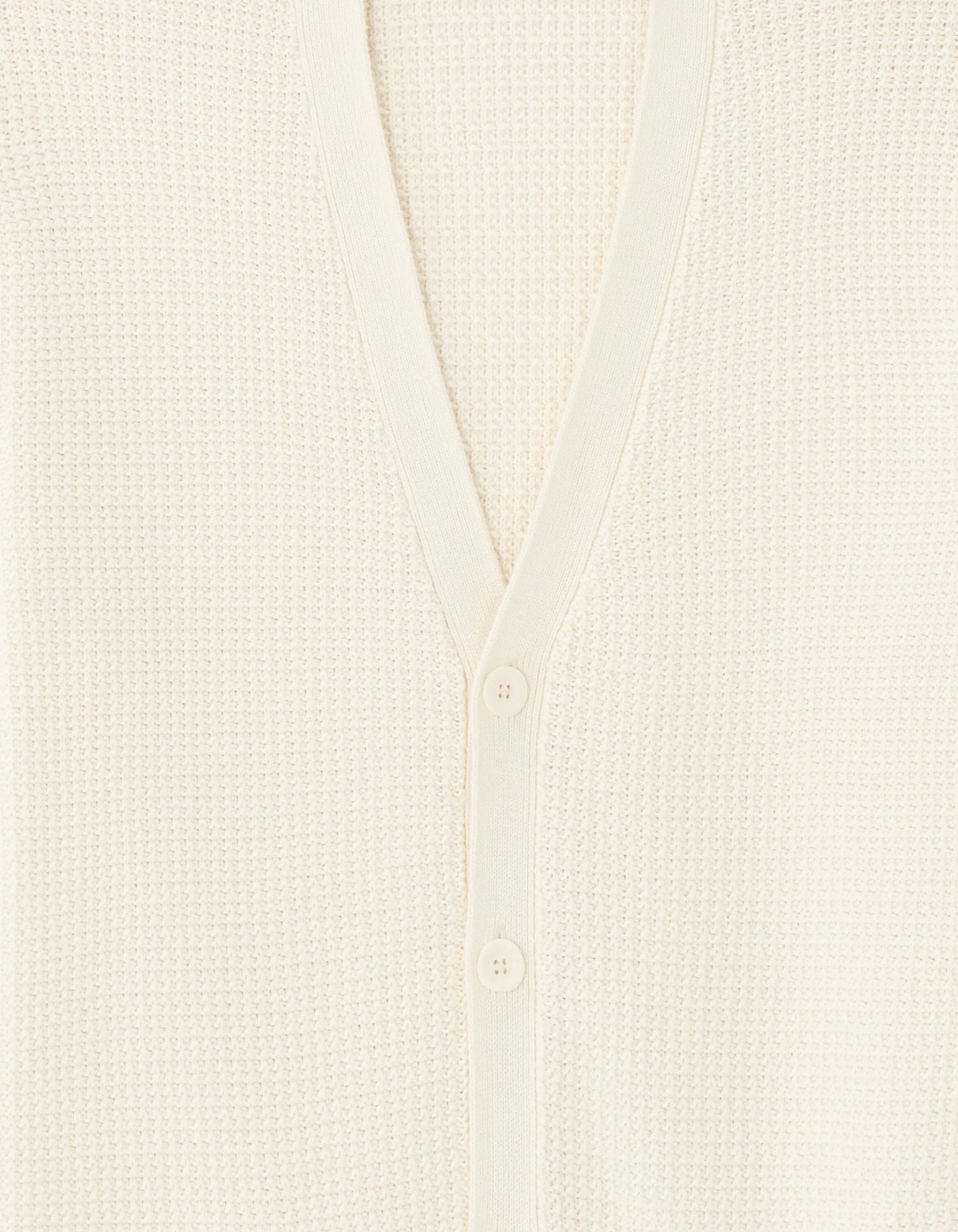 Celio_Ecru_100% Cotton Fancy Knit Cardigan_MECARD_ECRU_05