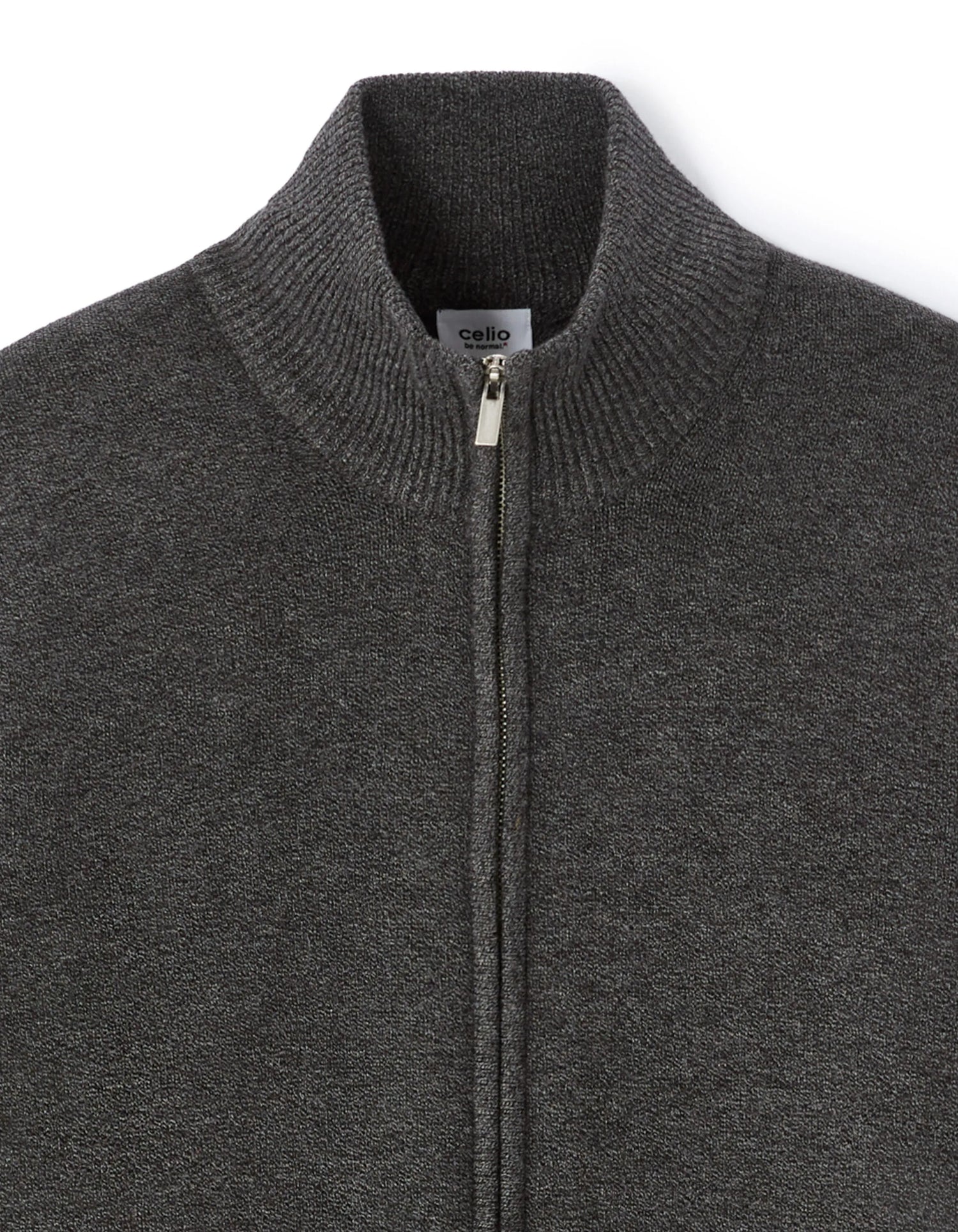 Celio_Black_Thermolite¨ Zip-Up Stand-Up Collar Vest - Black_MECHAUDE_BLACK_02