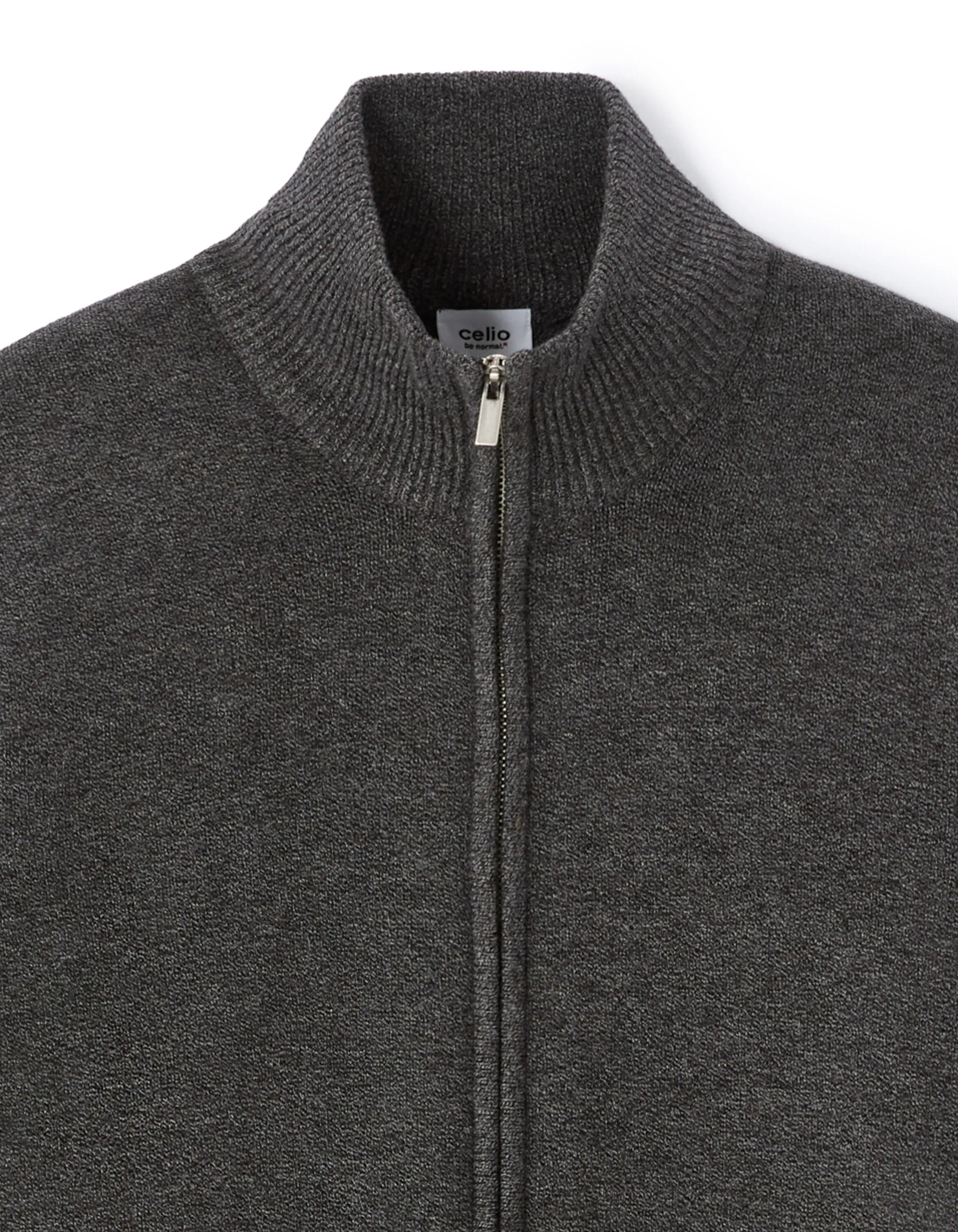 Celio_Black_Thermolite¨ Zip-Up Stand-Up Collar Vest - Black_MECHAUDE_BLACK_02