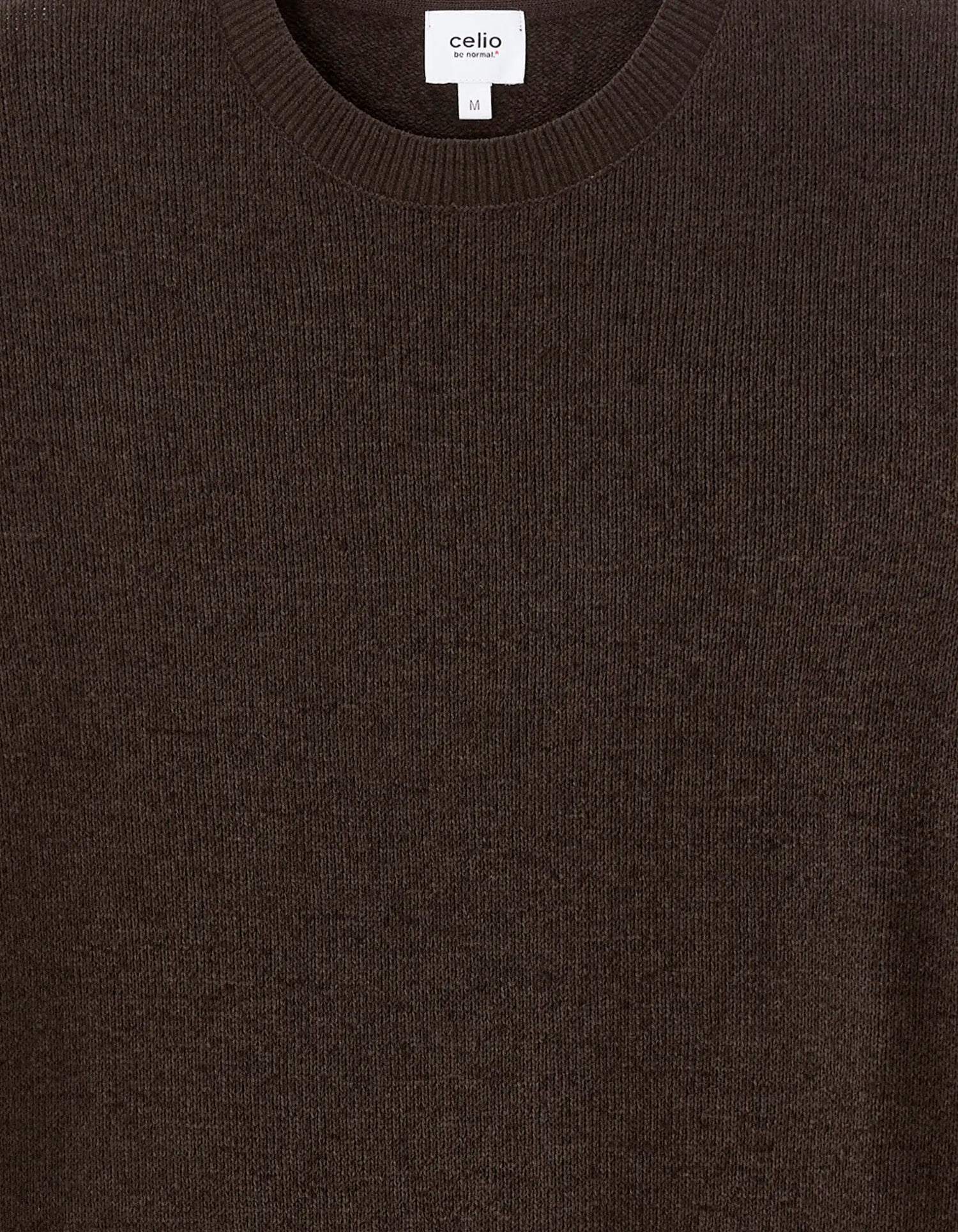 Celio_Carbone_Boxy Crew Neck Mesh T-Shirt_MECHENI_CARBONE_05