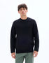 Celio_Black_Plain Cotton Blend Crew Neck Sweater - Black_MECLOTHILD_BLACK_01