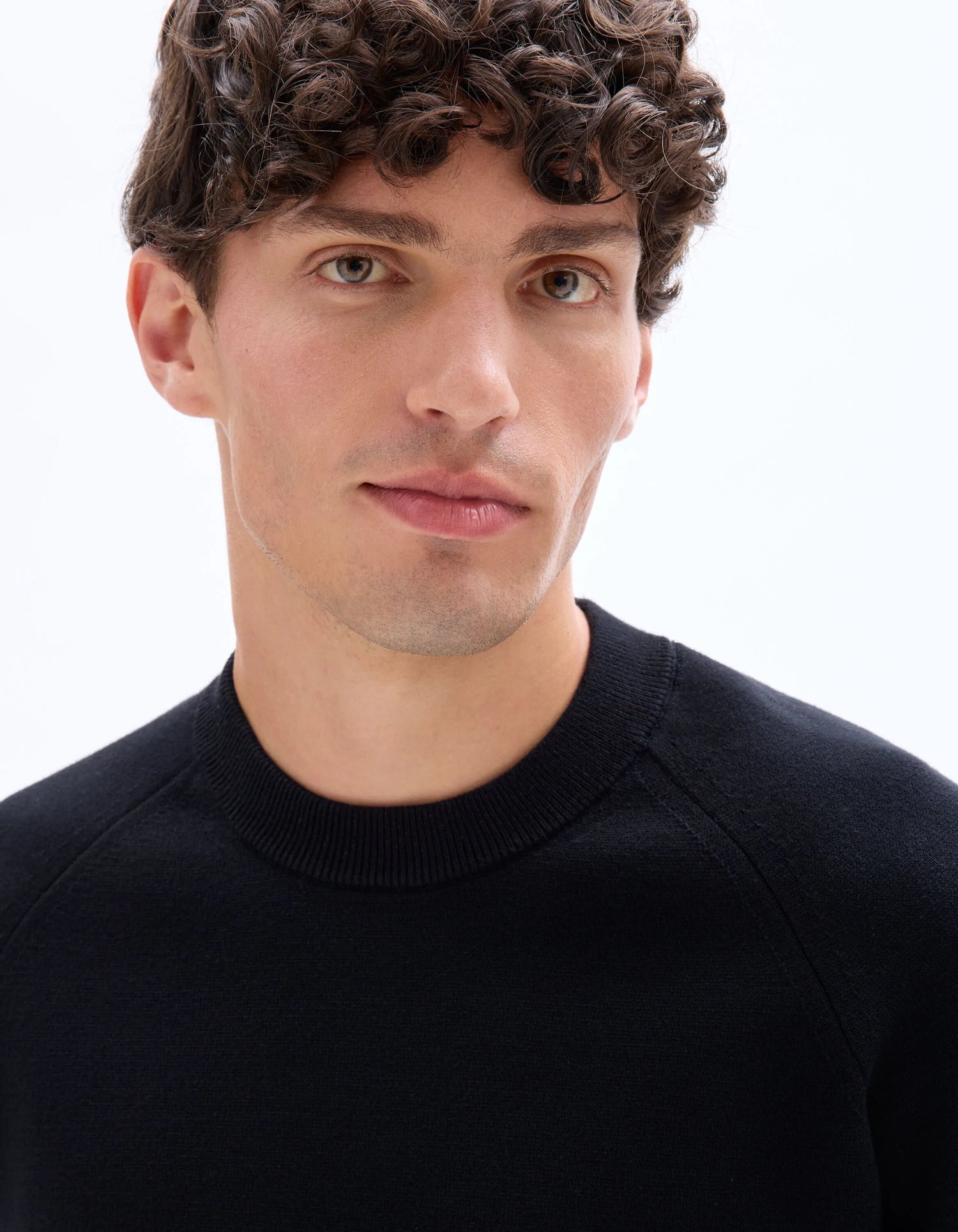 Celio_Black_Plain Cotton Blend Crew Neck Sweater - Black_MECLOTHILD_BLACK_04