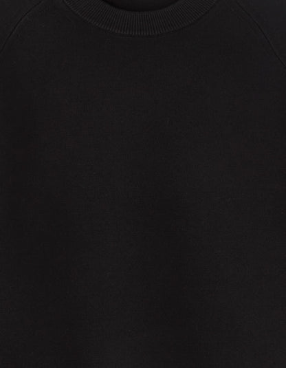 Celio_Black_Plain Cotton Blend Crew Neck Sweater - Black_MECLOTHILD_BLACK_05