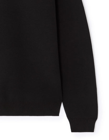 Celio_Black_Plain Cotton Blend Crew Neck Sweater - Black_MECLOTHILD_BLACK_06