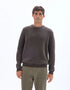 Celio_Grey_Round Neck Sweater in Fancy Pearl Knit - Anthracite_MECOMFY_BLACK_01