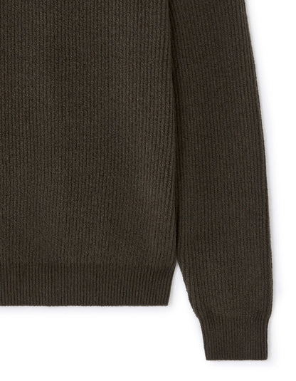 Celio_Grey_Round Neck Sweater in Fancy Pearl Knit - Anthracite_MECOMFY_BLACK_06