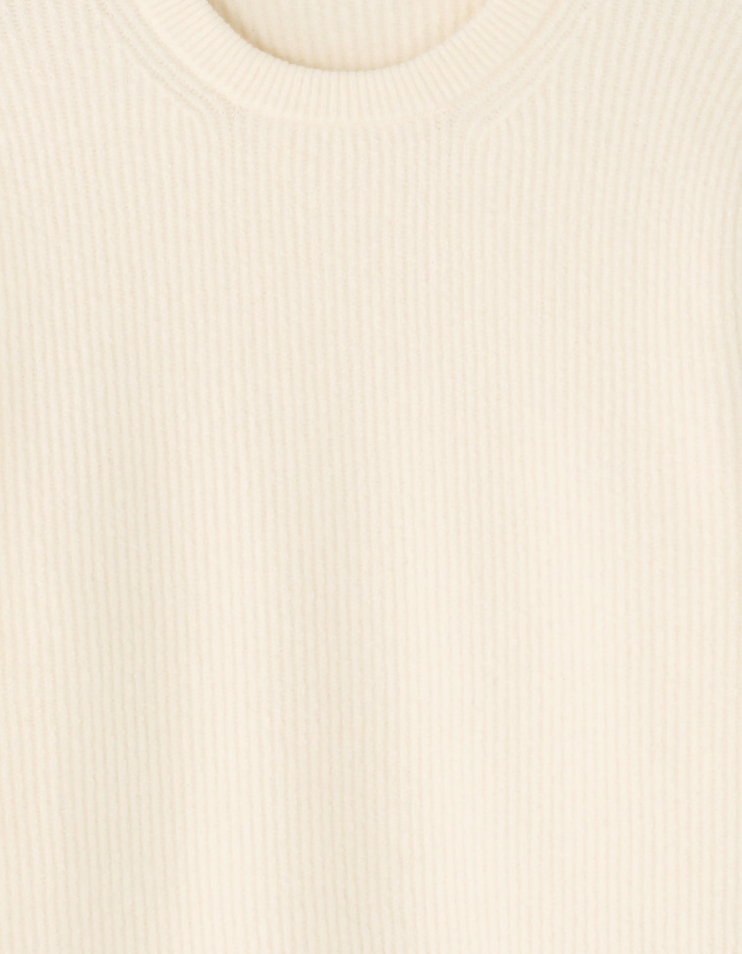 Celio_White_Round Neck Sweater in Fancy Pearl Knit - Ecru_MECOMFY_ECRU_05