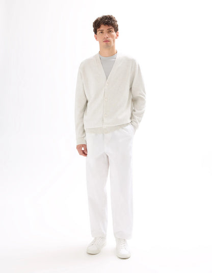 Celio_Off White Mel_100% Cotton Cardigan_MECOTON_OFF WHITE MEL_01