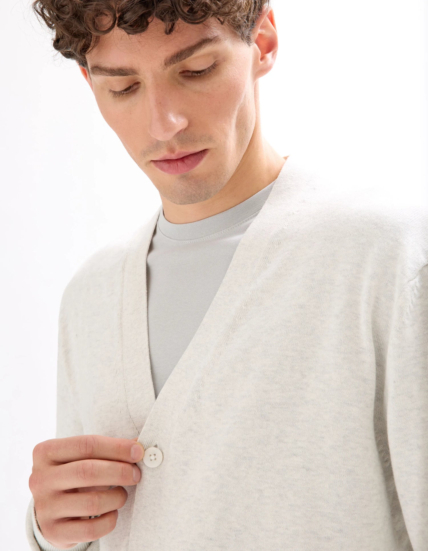 Celio_Off White Mel_100% Cotton Cardigan_MECOTON_OFF WHITE MEL_04