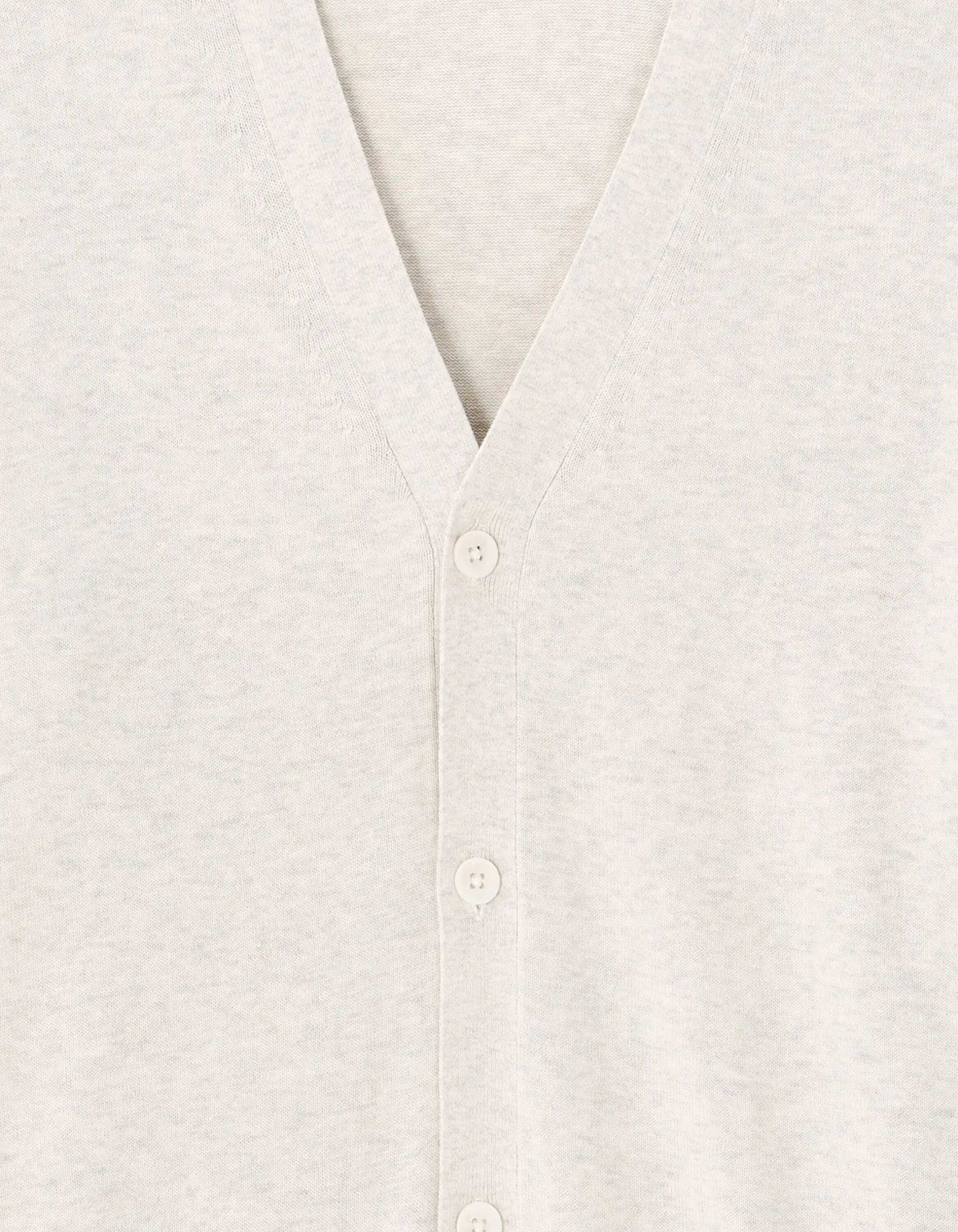 Celio_Off White Mel_100% Cotton Cardigan_MECOTON_OFF WHITE MEL_05