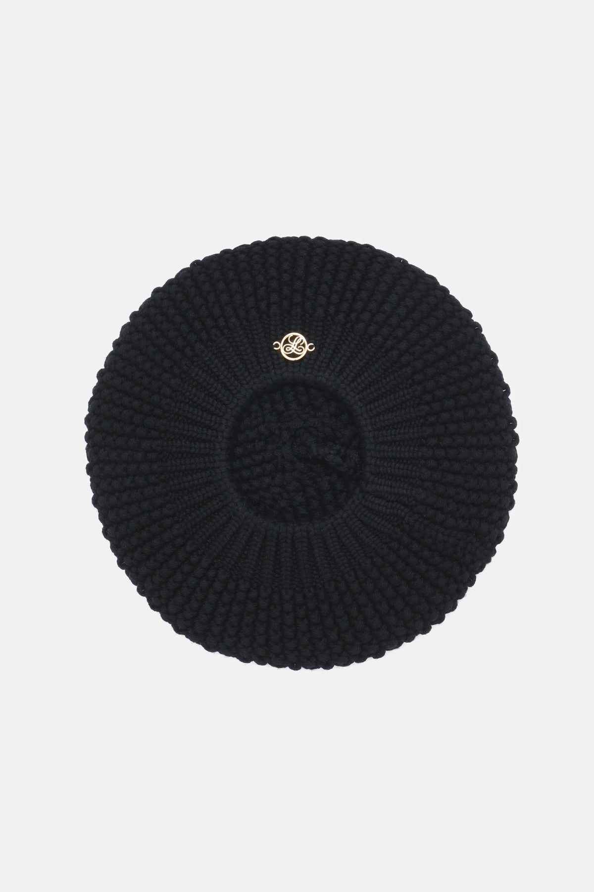 Luisa Spagnoli Nero Women Medoro - Wool Knit Beret SKU: MEDORO A_0101 Image 01