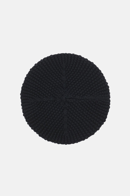Luisa Spagnoli Nero Women Medoro - Wool Knit Beret SKU: MEDORO A_0101 Image 03