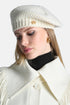 Luisa Spagnoli Panna Women Medoro - Wool Knit Beret SKU: MEDORO A_0202 Image 02